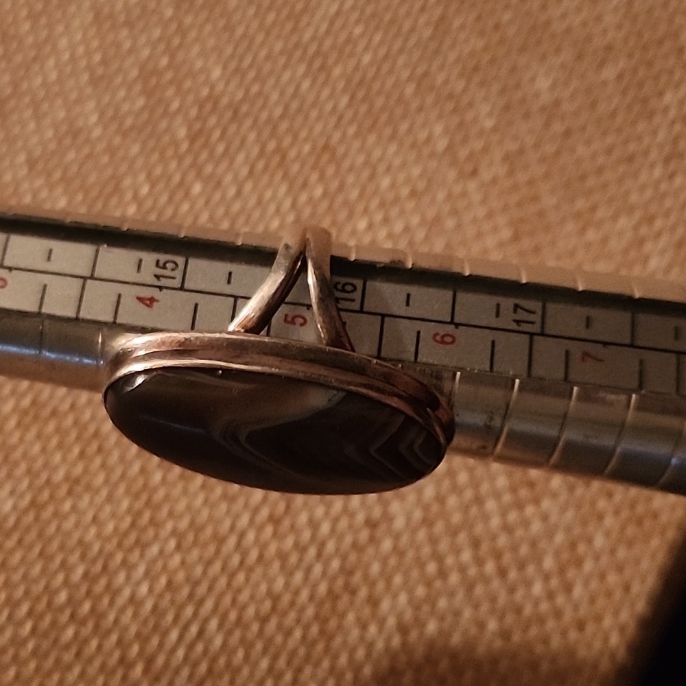 Brown Agate Statement Ring - image 6